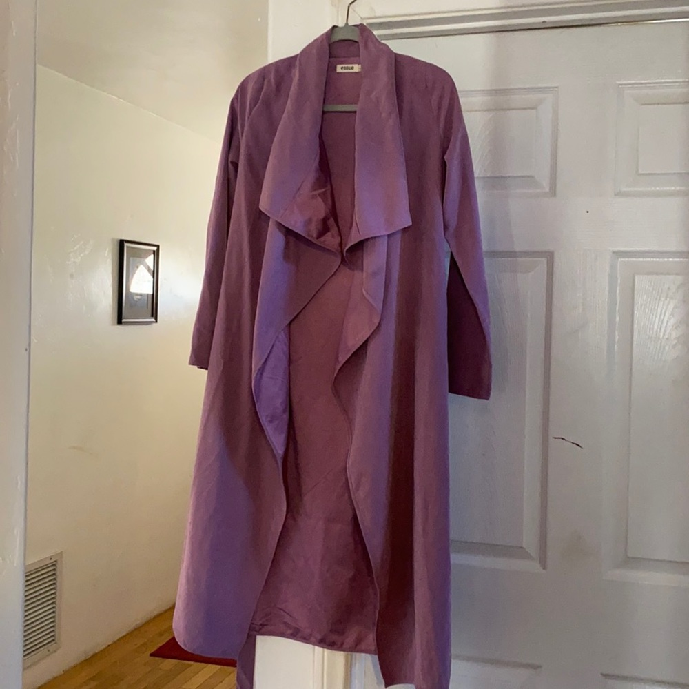 Purple Trench Coat